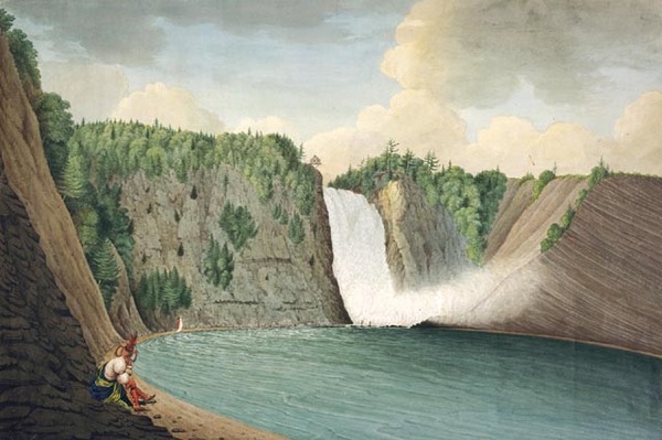 Titre original :    Description A View of the Montmorency Falls near Quebec Date 1791(1791) Source [1] Author Thomas Davies Permission (Reusing this file) Public domainPublic domainfalsefalse This image (or other media file) is in the public domain because its copyright has expired. This applies to Australia, the European Union and those countries with a copyright term of life of the author plus 70 years. You must also include a United States public domain tag to indicate why this work is in the public domain in the United States. Note that a few countries have copyright terms longer than 70 years: Mexico has 100 years, Colombia has 80 years, and Guatemala and Samoa have 75 years, Soviet Union has 74 years for some authors. This image may not be in the public domain in these countries, which moreover do not implement the rule of the shorter term. Côte d'Ivoire has a general copyright term of 99 yea