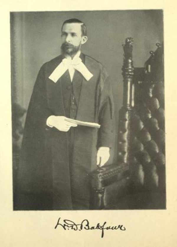 Titre original :  W. D. Balfour. Commemorative biographical record of the county of York, Ontario : containing biographical sketches of prominent and representative citizens and many of the early settled families. --
by J.H. Beers & Co. Publication date 1907. From: https://archive.org/details/recordcountyyork00beeruoft/page/26. 