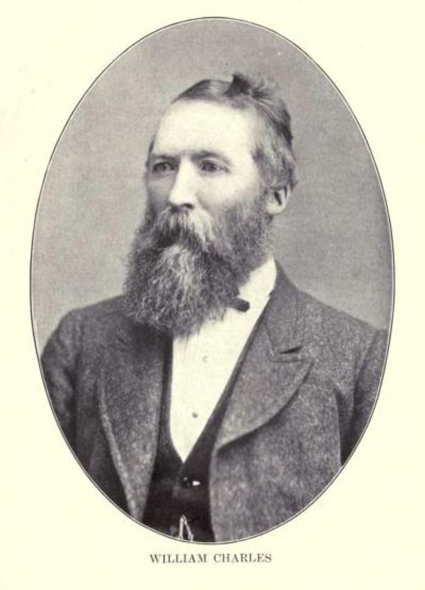 Titre original :  William Charles. British Columbia from the earliest times to the present by E. O. S. (Ethelbert Olaf Stuart) Scholefield, Frederic William Howay. Vancouver : S.J. Clarke Pub. Co., [1914]. 
Source: https://archive.org/details/britishcolumbiaf00schouoft/page/18/mode/2up/. 