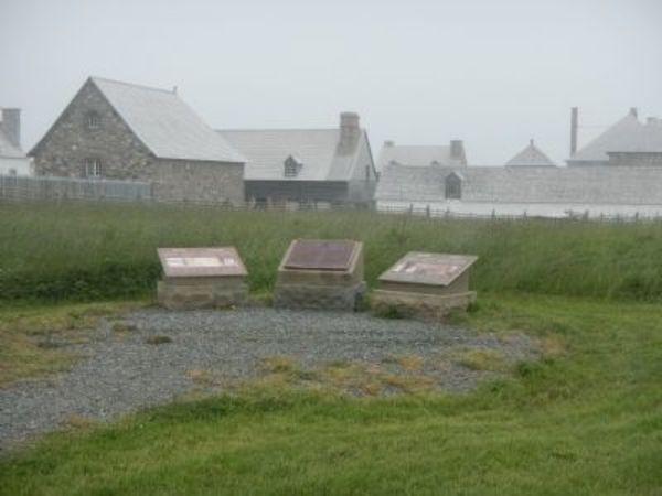 Titre original :  Marie Marguerite Rose marker on site at Louisbourg.

Original photograph by Barry Swackhamer (2014). 

From the Historical Marker Database. 