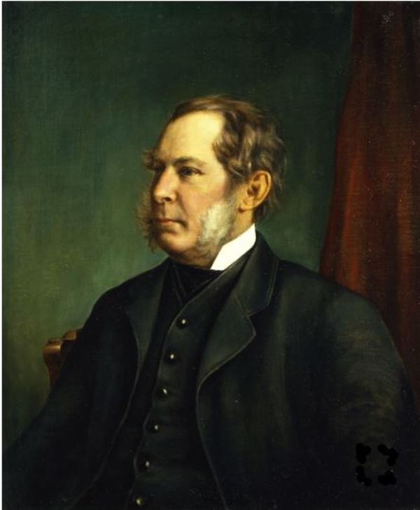 Original title:  Portrait of David Breakenridge Read, Mayor of Toronto 1858. 

Oil painting by George Theodore Berthon.