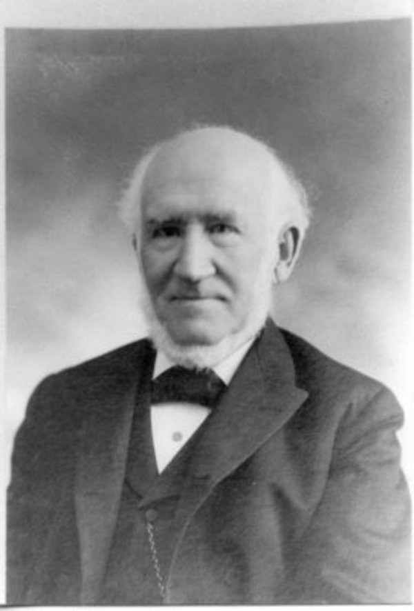 Original title:  Head and shoulders portrait of William Bowman. Ivey Family London Room, London Public Library, London, Ontario,Canada. London Room Photograph Archives - PG E313.
