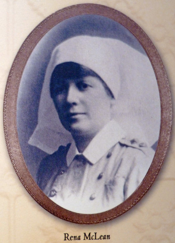 Titre original :  Credit bigadore on flickr. Original source: Visitor centre at Souris PEI. One of 14 Canadian Nursing Sisters killed in action when German U-Boat 86 torpedoed hospital ship Llandovery Castle in June 1918.