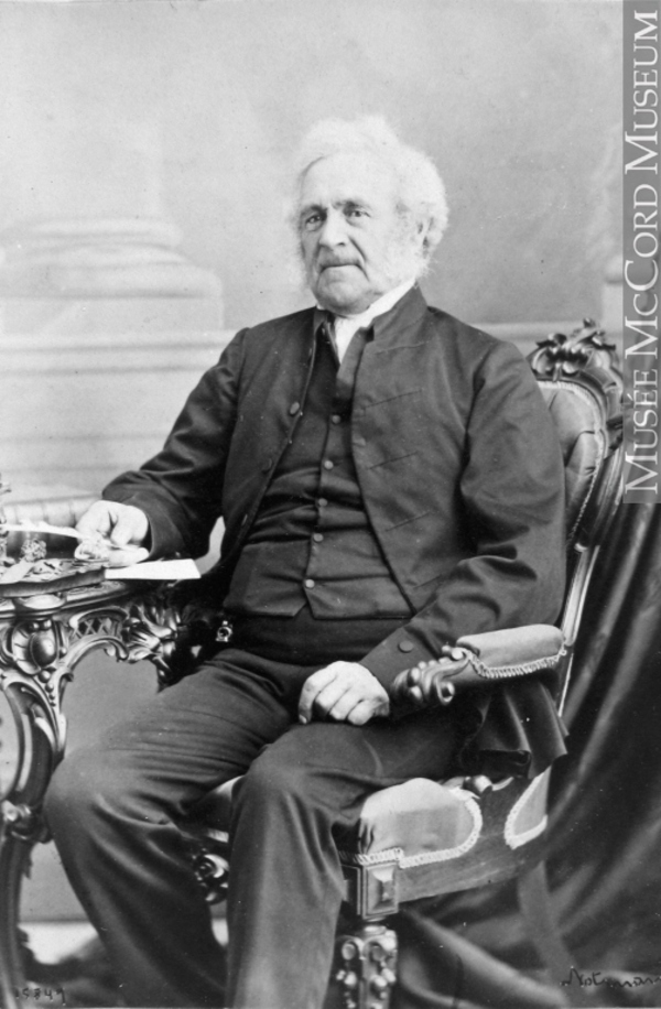 Original title:  Photograph Rev. Dr. Alexander Mathieson, Montreal, QC, 1865 William Notman (1826-1891) 1865, 19th century Silver salts on paper mounted on paper - Albumen process 8.5 x 5.6 cm Purchase from Associated Screen News Ltd. I-15849.1 © McCord Museum Keywords:  male (26812) , Photograph (77678) , portrait (53878)