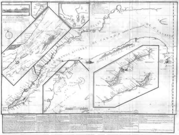 Titre original :  Deshayes, Jean, Carte de la Grande rivière de Canada