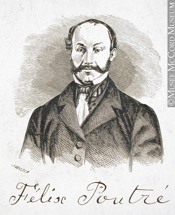 Titre original :  Engraving Portrait of Félix Poutré John Henry Walker (1831-1899) 1850-1885, 19th century Ink on paper on supporting paper - Wood engraving 11.4 x 10 cm Gift of Mr. David Ross McCord M930.50.7.12 © McCord Museum Keywords:  male (26812) , portrait (53878) , Print (10661)