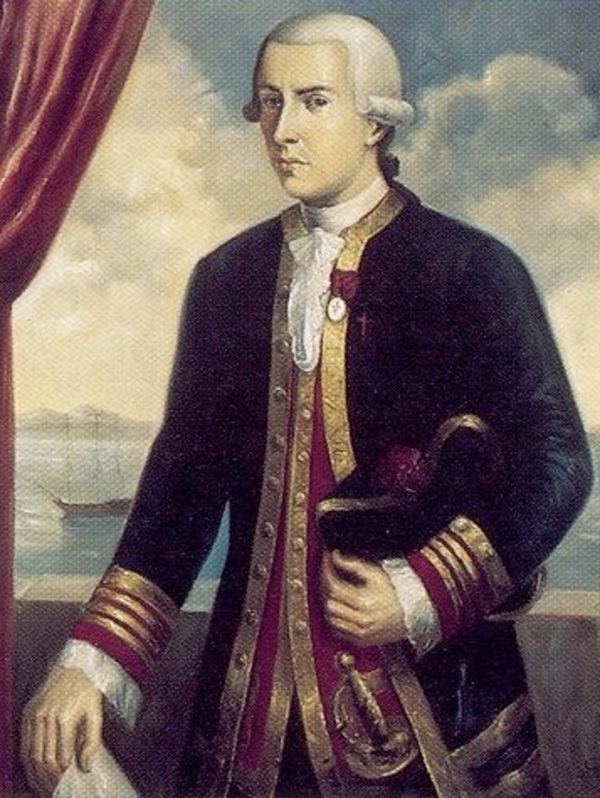 Original title:    Artist Unknown Description Portrait of Captain Juan Francisco de la Bodega y Quadra, Marina real Date circa 1785(1785) Current location Naval Museum of Madrid Native name Museo Naval de Madrid Location Madrid, Spain Coordinates 40° 25' 2.84