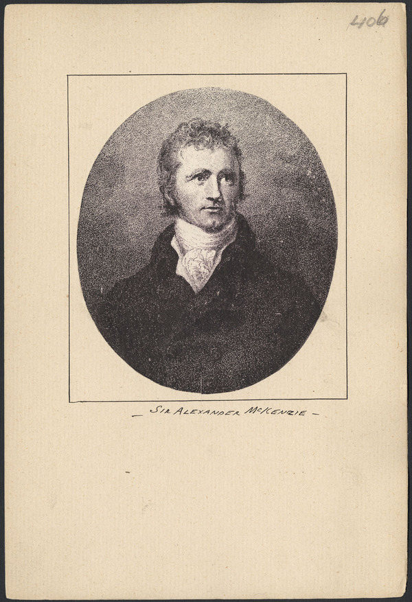 Original title:  Sir Alexander McKenzie. 