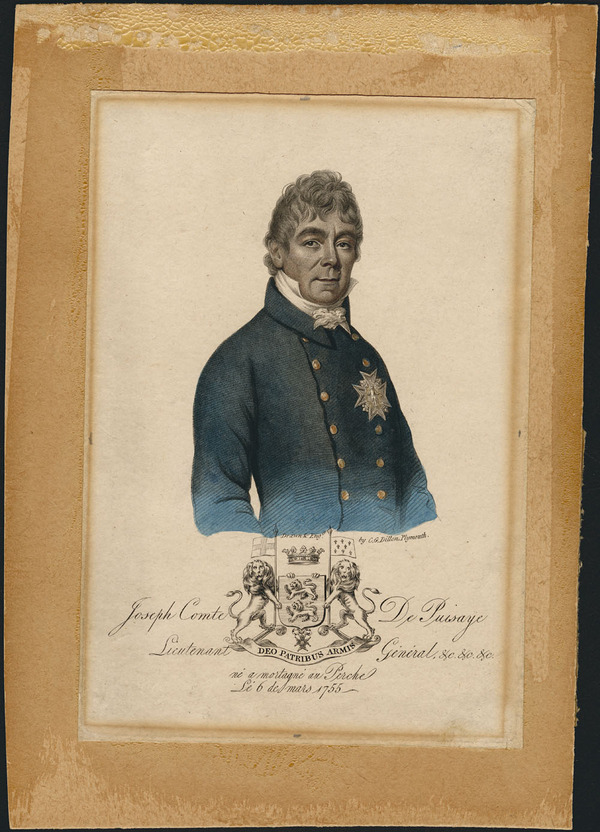 Original title:  Joseph Comte De Puisaye. 