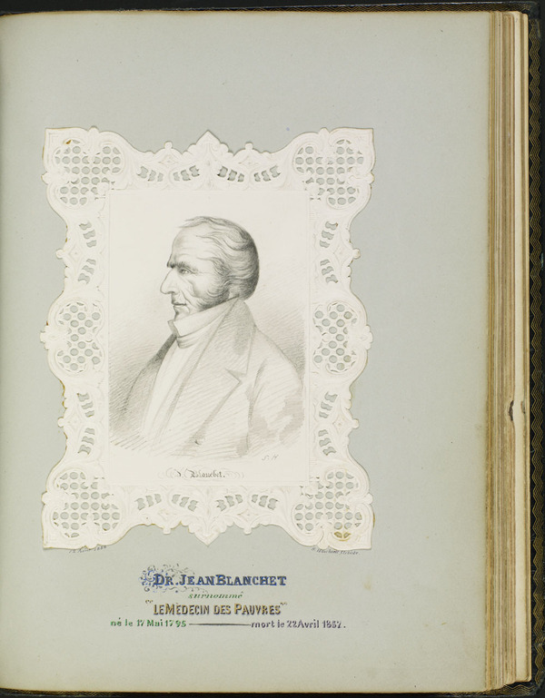 Original title:  Portrait of Dr. Jean Blanchet. 