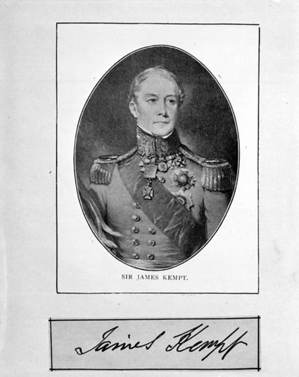 Titre original :  Sir James Kempt. 