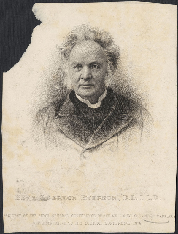 Titre original :  Rev. Egerton Ryerson. 