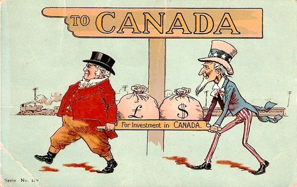 Titre original&nbsp;:  File:PostcardToCanadaForInvestmentInCanada1907.jpg - Wikimedia Commons