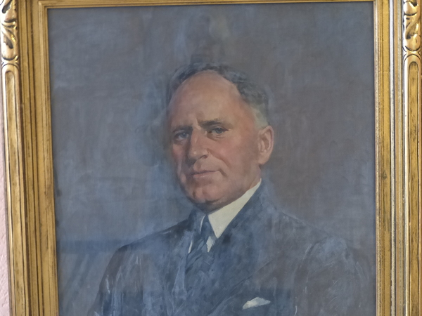 Titre original :  W.J. Pentland, Wylie Grier portrait.
Image courtesy of the grandchildren of W.J. Pentland.